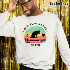 Vintage Cat Our Flag Means Death Unisex Sweatshirt Vintage Cat Our Flag Means Death Unisex Sweatshirt