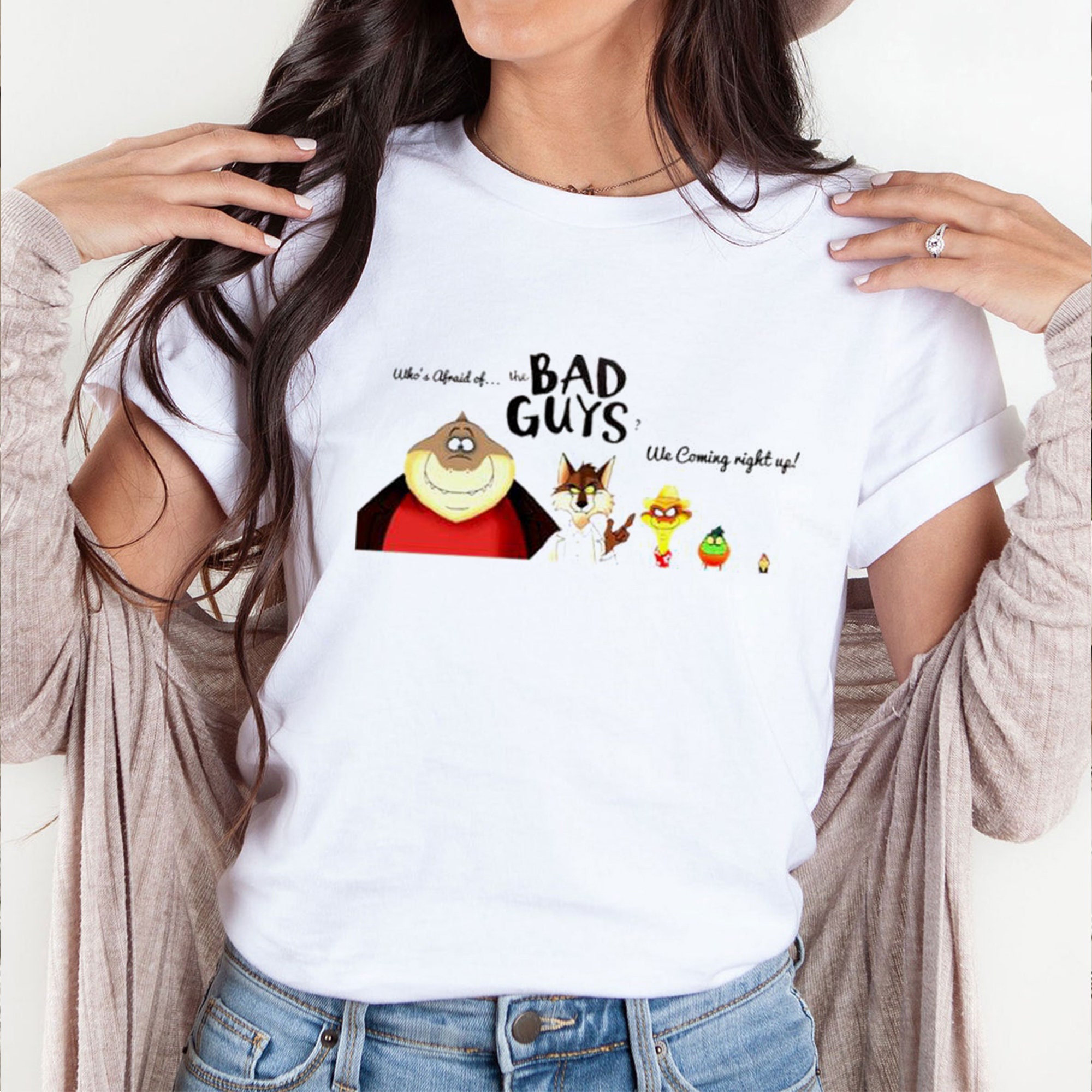 Cute Who’s Afraid Of The Bad Guys Movie Cartoon 2022 Shirt Cute Who’s Afraid Of The Bad Guys Movie Cartoon 2022 Shirt