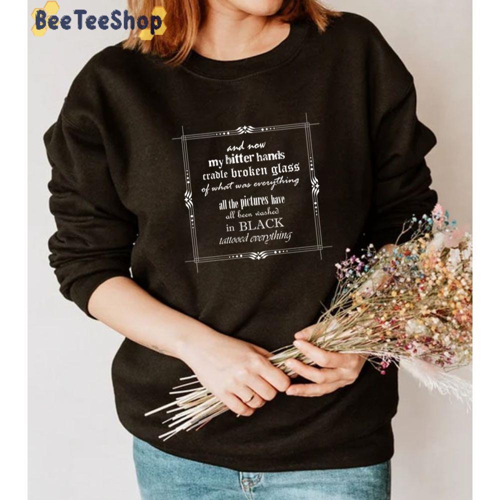 Abd Now My Bitter Hands Black Lyrics Unisex T-Shirt Abd Now My Bitter Hands Black Lyrics Unisex T-Shirt