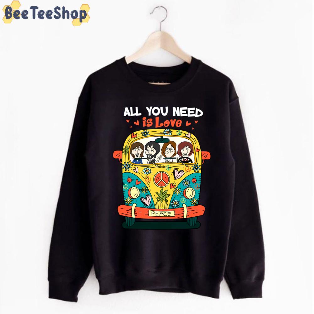 All You Need Is Love Hippie Car Unisex T-Shirt All You Need Is Love Hippie Car Unisex T-Shirt