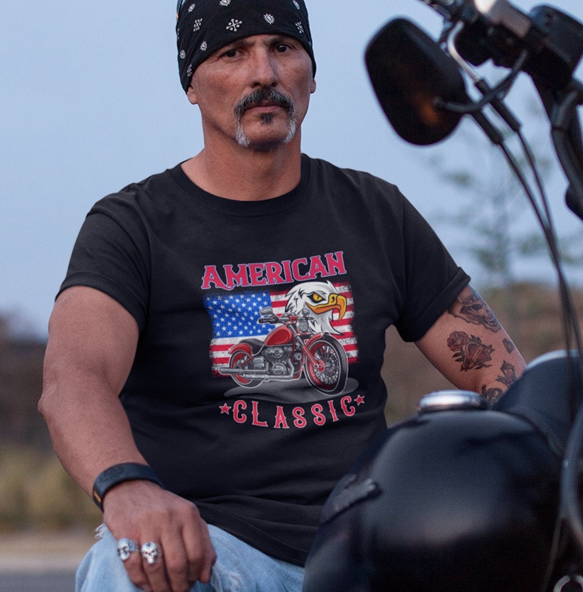 American Classic Motorcycle Unisex T-Shirt American Classic Motorcycle Unisex T-Shirt