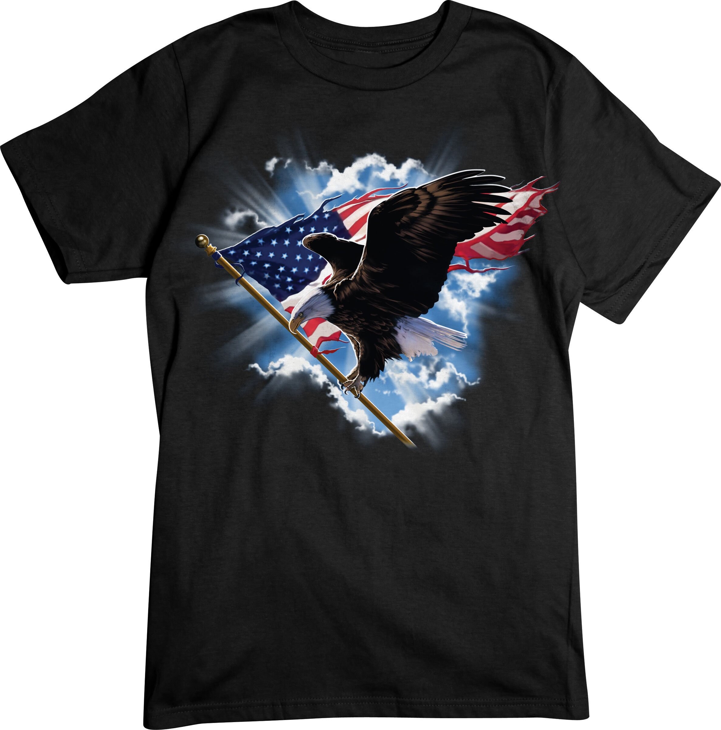 American Flag Patriotic Eagle Flying Unisex T-Shirt American Flag Patriotic Eagle Flying Unisex T-Shirt