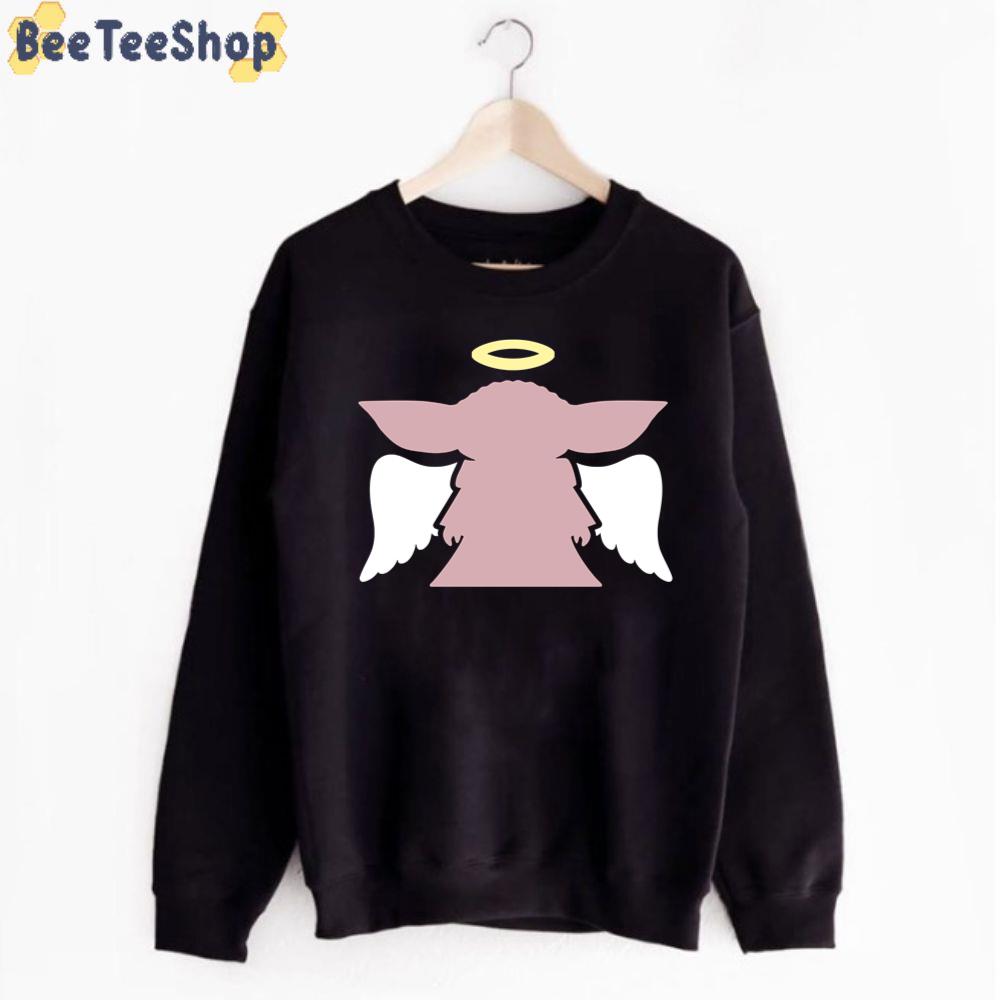 Angel Yoda Silhouette Pink Unisex T-Shirt Angel Yoda Silhouette Pink Unisex T-Shirt