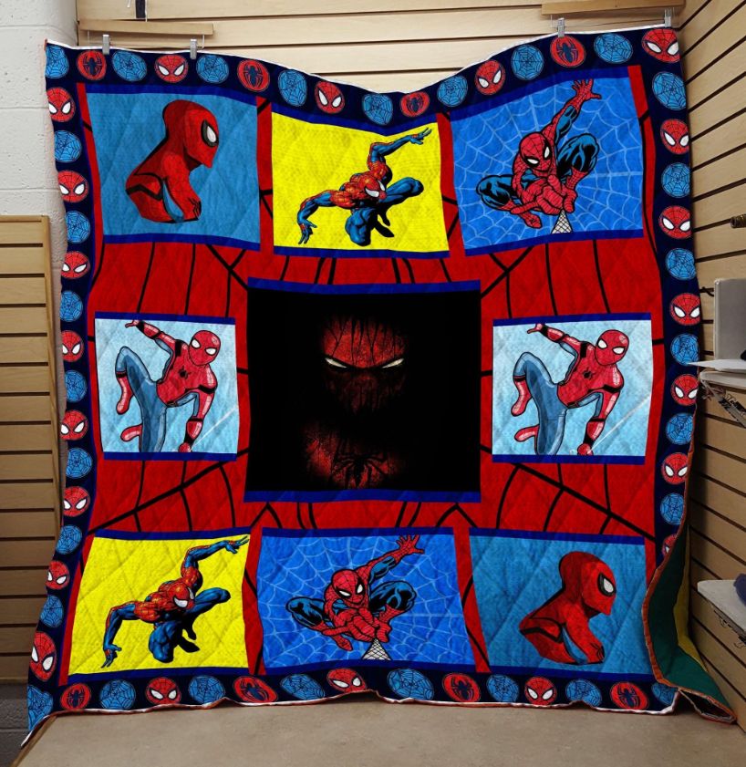 Annimation Spiderman Quilt Blanket Annimation Spiderman Quilt Blanket