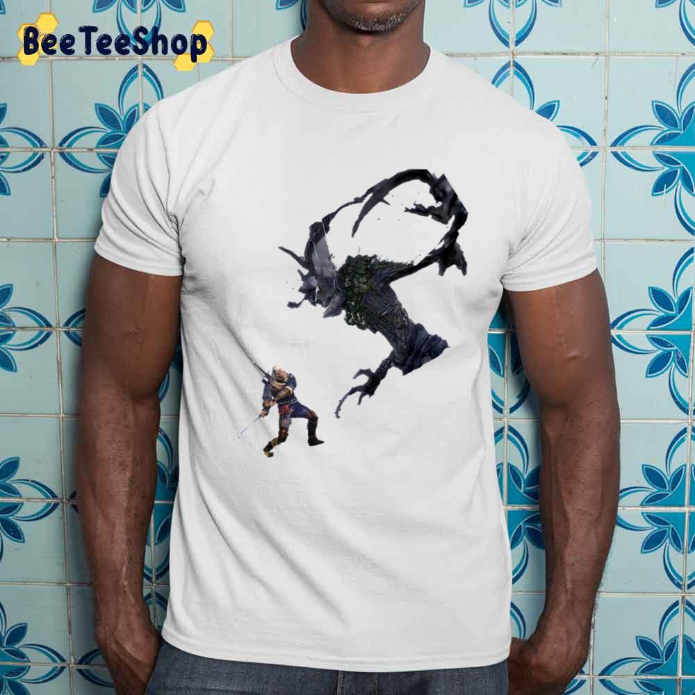 Art Duel Geralt Vs Leshen The Witcher Unisex Sweatshirt Art Duel Geralt Vs Leshen The Witcher Unisex Sweatshirt