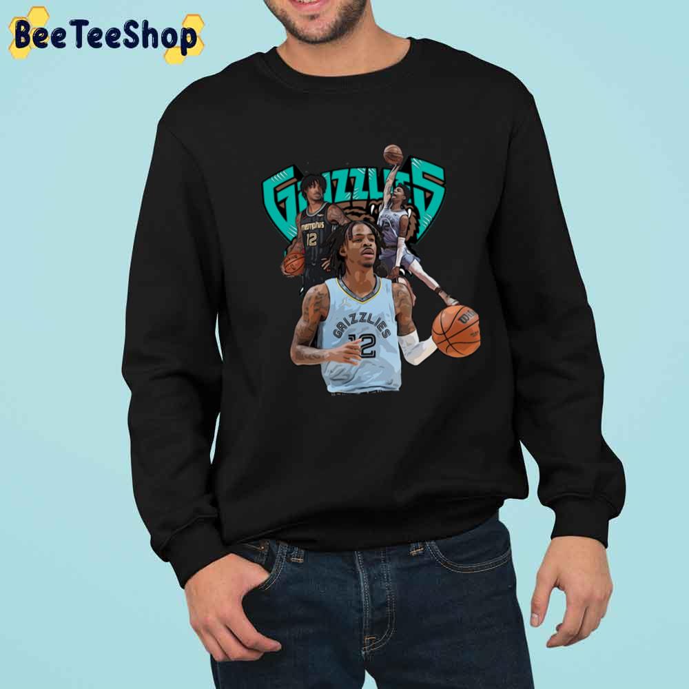 Art Ja Morant Of The Memphis Grizzlies Unisex T-Shirt Art Ja Morant Of The Memphis Grizzlies Unisex T-Shirt