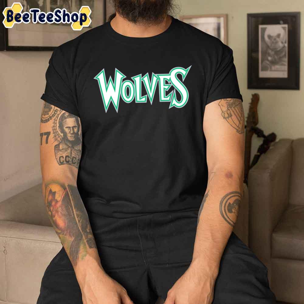 Art Text Minnesota Timberwolves Basketball Unisex T-Shirt Art Text Minnesota Timberwolves Basketball Unisex T-Shirt