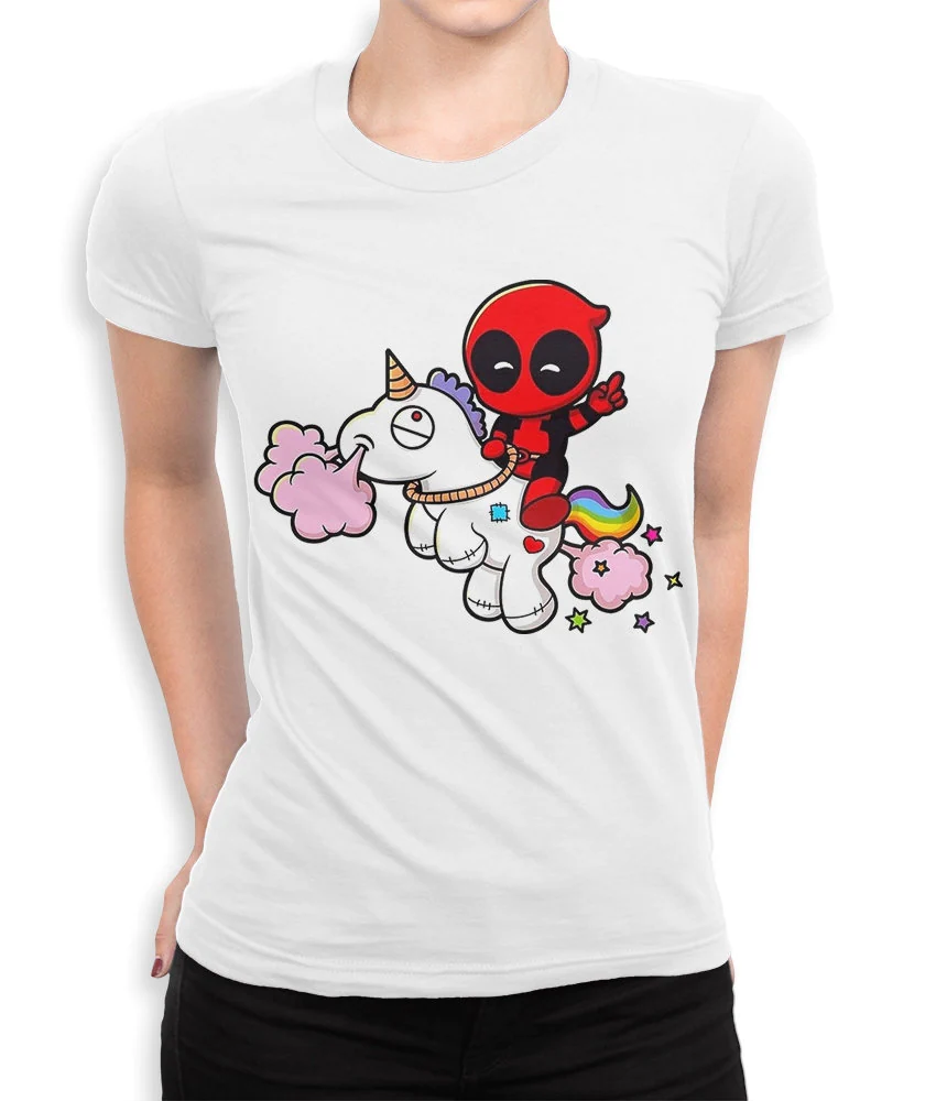 Baby Deadpool Riding A Unicorn T-Shirt Baby Deadpool Riding A Unicorn T-Shirt