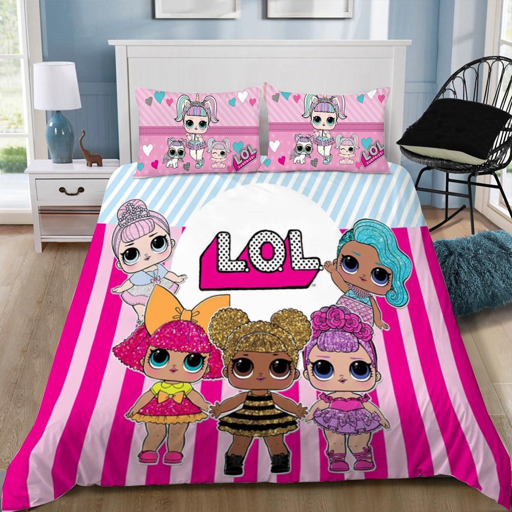Baby Girls L.O.L Surprise Bedding Set Duvet Cover Baby Girls L.O.L Surprise Bedding Set Duvet Cover