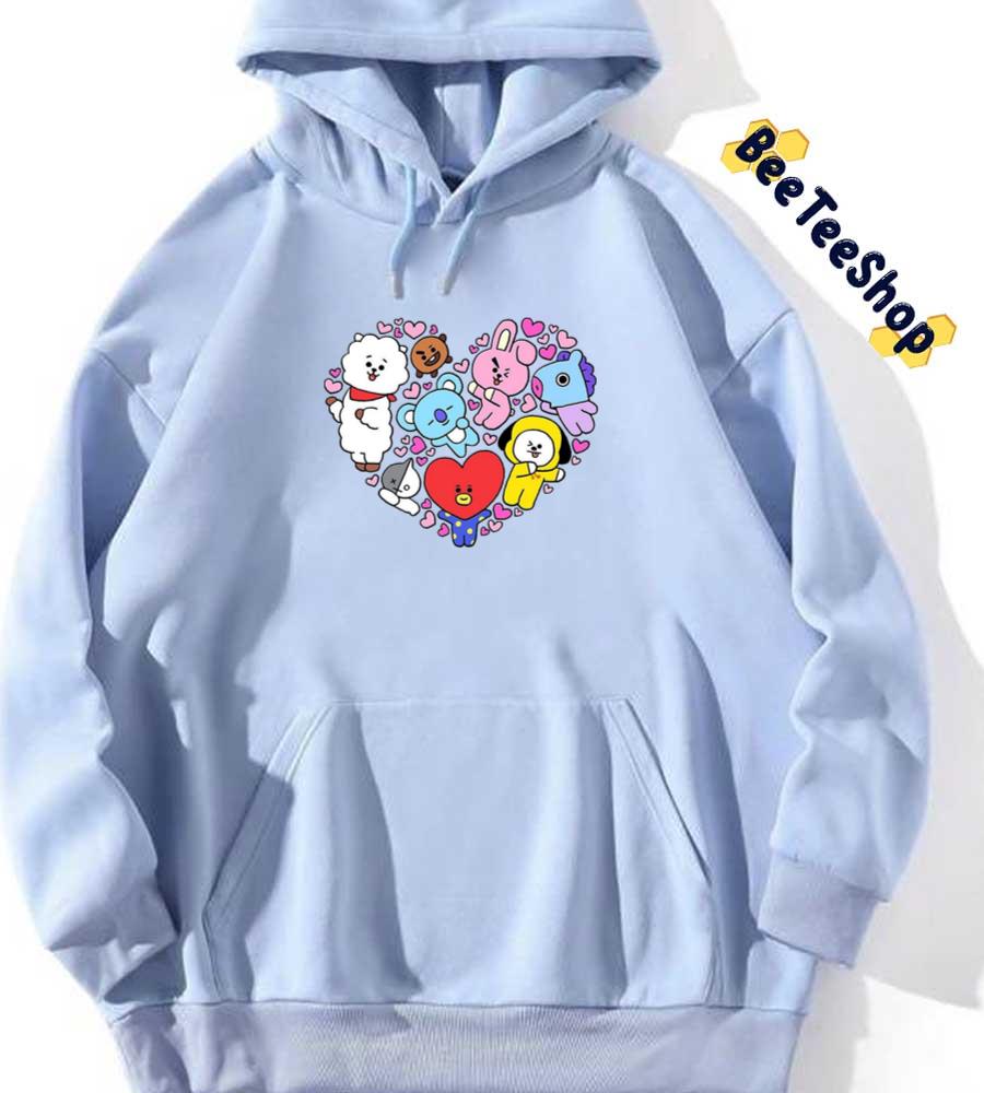 Baby Heart BTS Kpop Unisex Hoodie Baby Heart BTS Kpop Unisex Hoodie