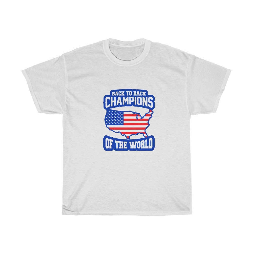 Back To Back Champions Of The World American Unisex T-Shirt Back To Back Champions Of The World American Unisex T-Shirt