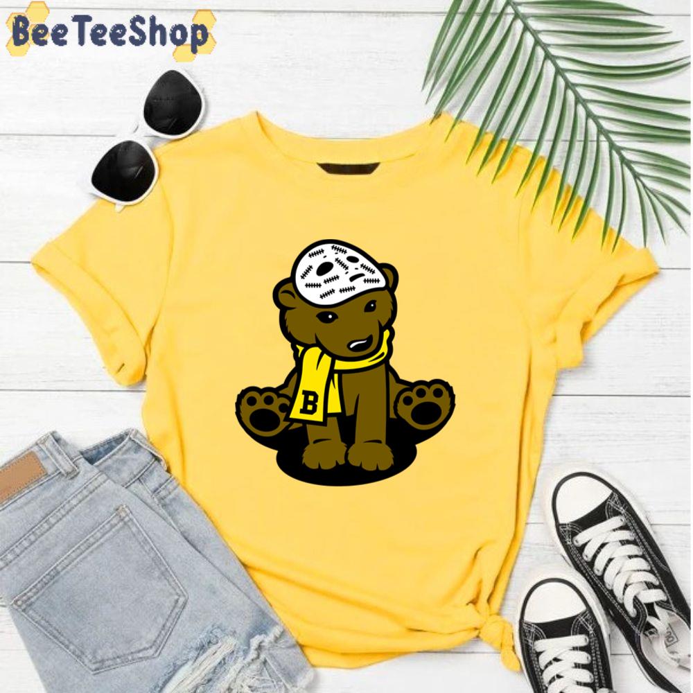 Bear Cartoon Boston Bruins Hockey Unisex T-Shirt Bear Cartoon Boston Bruins Hockey Unisex T-Shirt