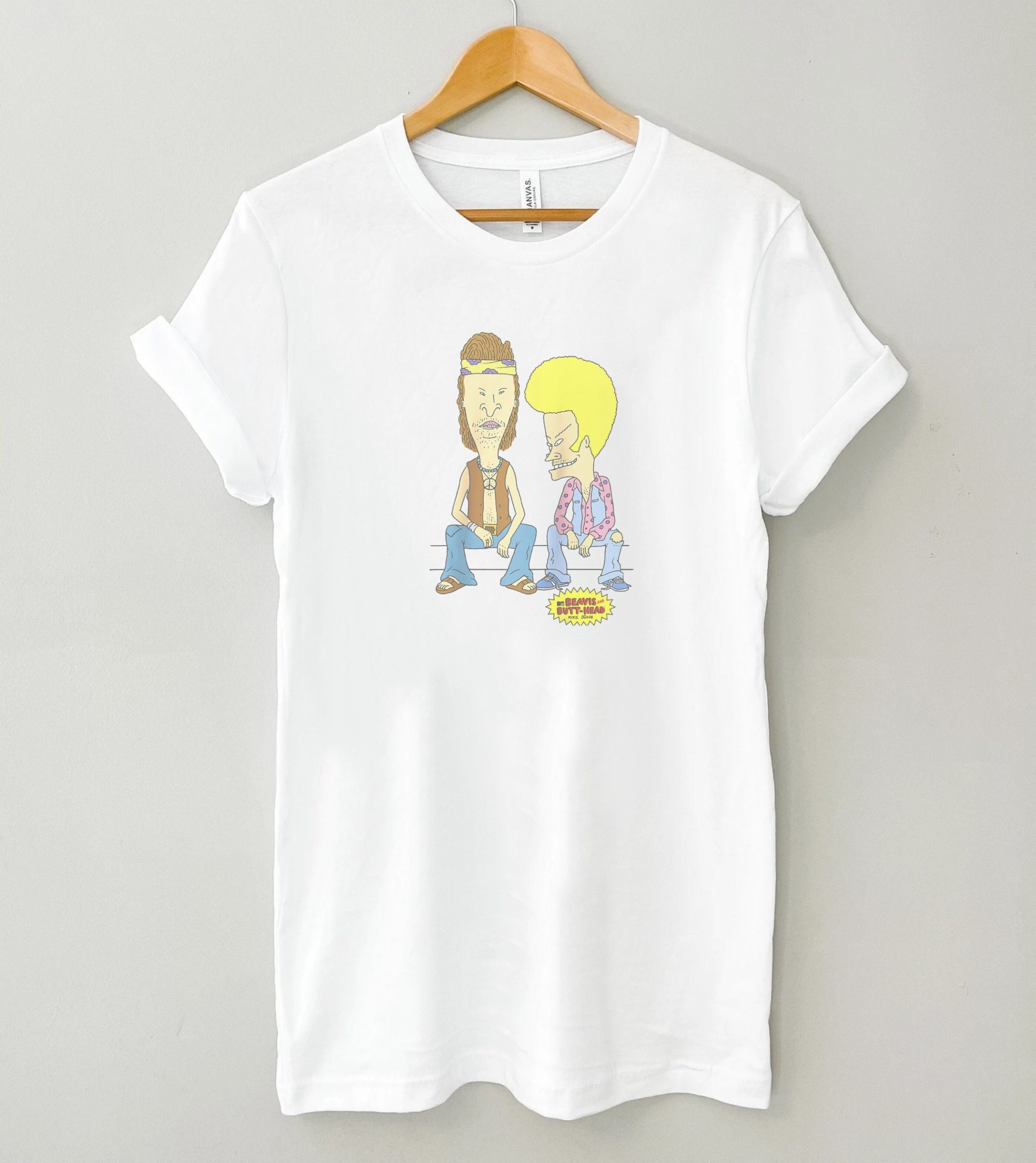 Beavis And Butthead Hippie Style Unisex T-Shirt Beavis And Butthead Hippie Style Unisex T-Shirt