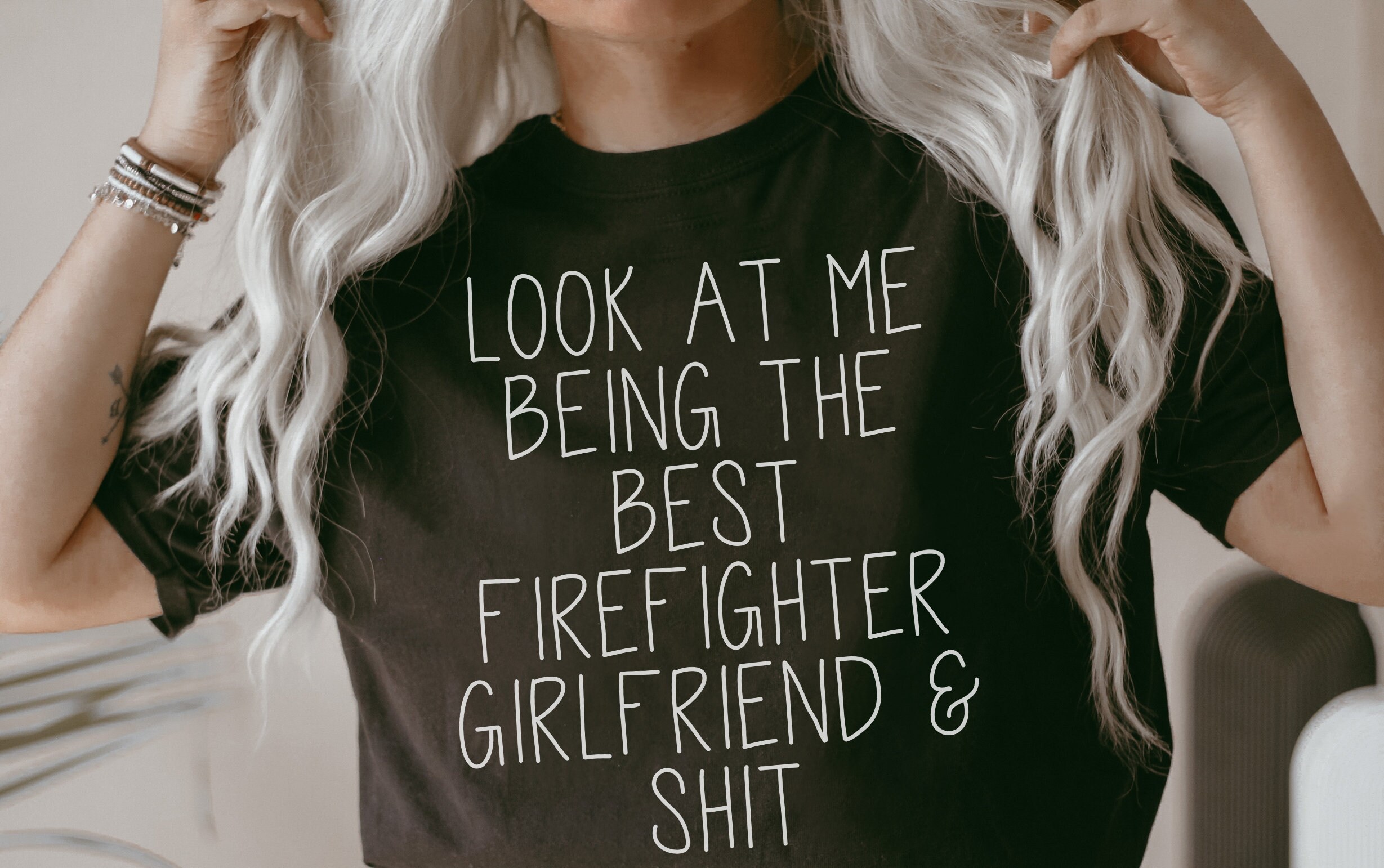Being The Best Firefighter Girlfriend Unisex T-Shirt Being The Best Firefighter Girlfriend Unisex T-Shirt