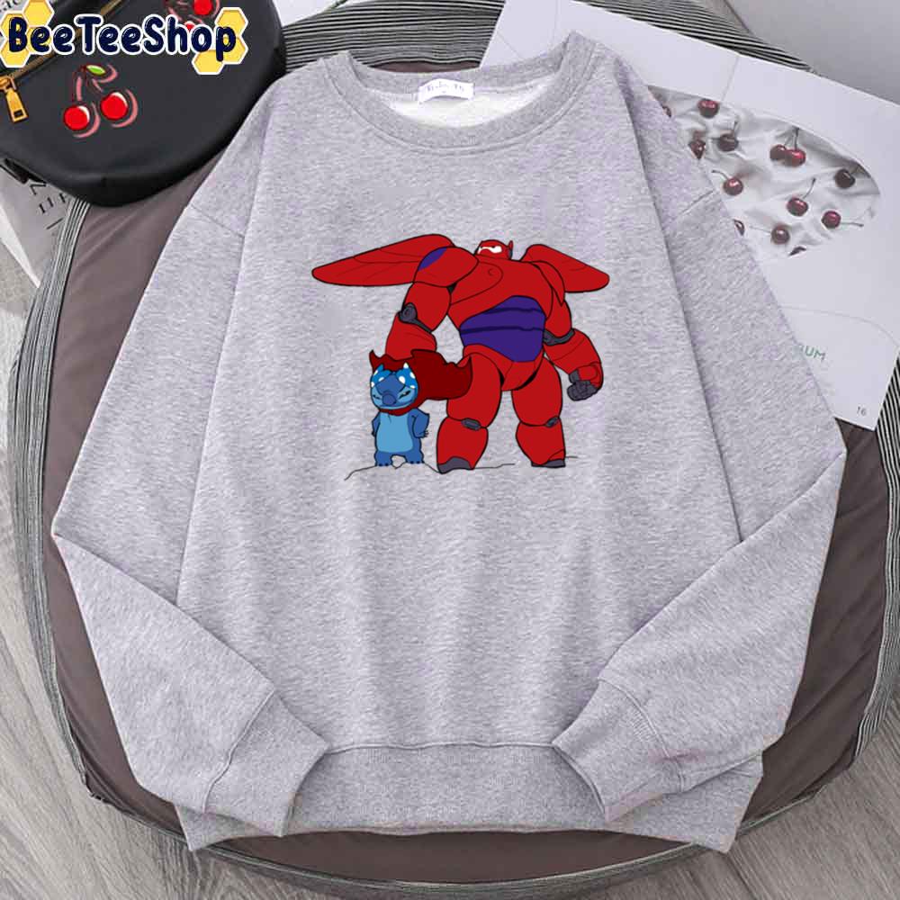 Big Hero And Stitch Unisex Hoodie Big Hero And Stitch Unisex Hoodie