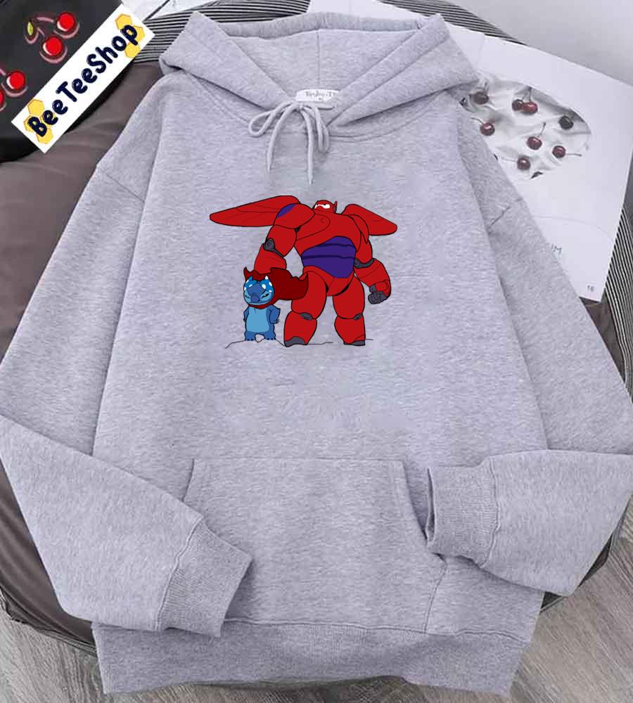 Big Hero And Stitch Unisex Hoodie Big Hero And Stitch Unisex Hoodie