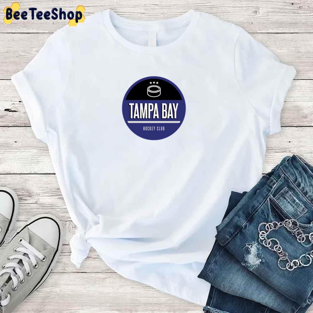 Black And Blue Logo Design Tampa Bay Lightning Hockey Unisex T-Shirt Black And Blue Logo Design Tampa Bay Lightning Hockey Unisex T-Shirt