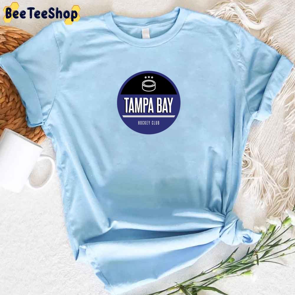 Black And Blue Logo Design Tampa Bay Lightning Hockey Unisex T-Shirt Black And Blue Logo Design Tampa Bay Lightning Hockey Unisex T-Shirt