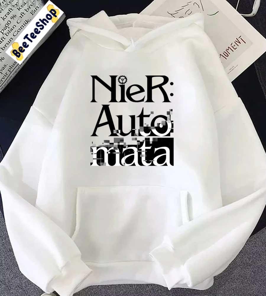 Black And White Art Text Nier Automata Unisex T-Shirt Black And White Art Text Nier Automata Unisex T-Shirt