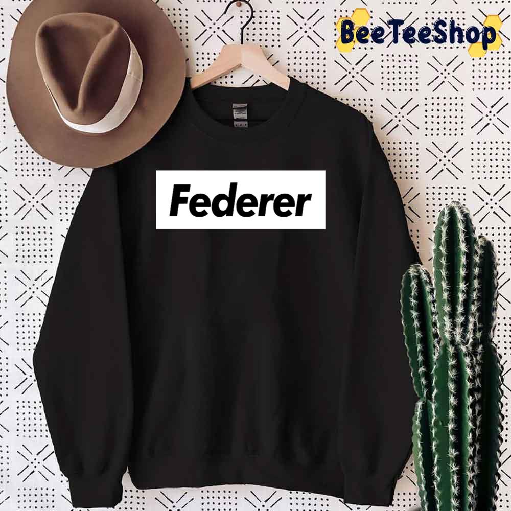 Black And White Roger Federer Unisex Sweatshirt Black And White Roger Federer Unisex Sweatshirt