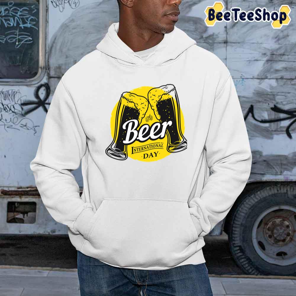 Black And Yellow Style International Beer Day Unisex Sweatshirt Black And Yellow Style International Beer Day Unisex Sweatshirt