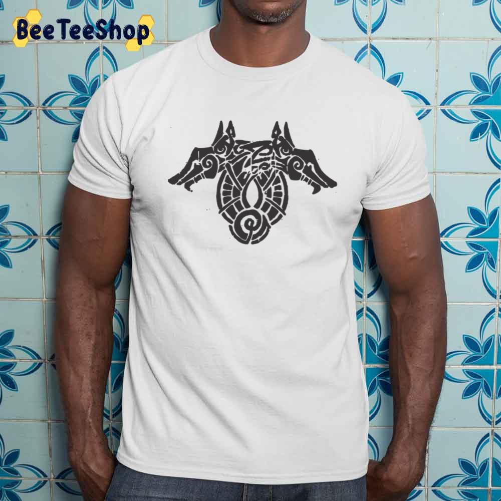 Black Design Viking Valhalla Game Unisex Hoodie Black Design Viking Valhalla Game Unisex Hoodie