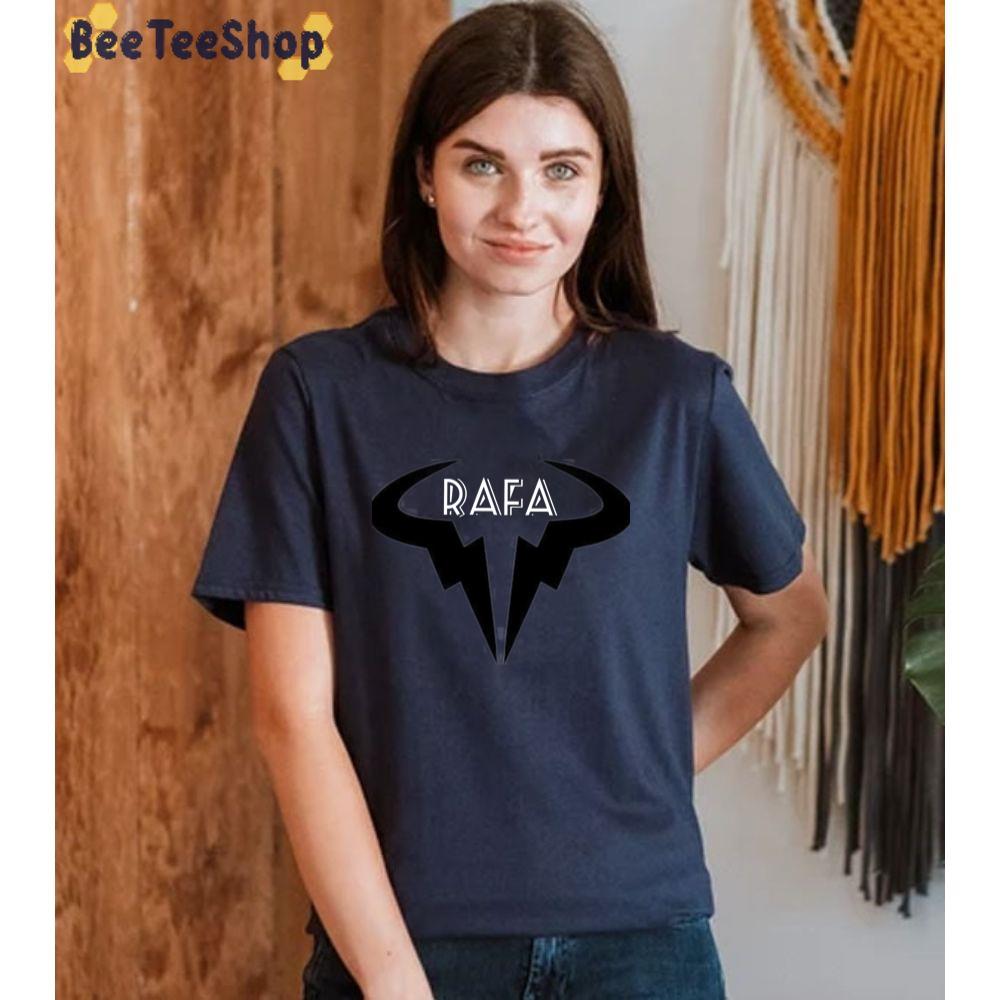 Black Logo Rafael Nadal Tennis Player Unisex Sweatshirt Black Logo Rafael Nadal Tennis Player Unisex Sweatshirt