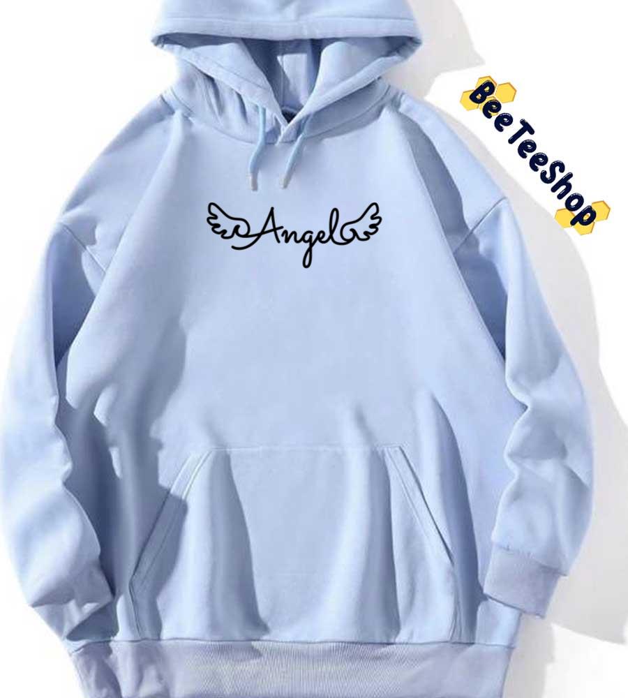 Black Style Angel TXT Tomorrow X Together Kpop Unisex Hoodie Black Style Angel TXT Tomorrow X Together Kpop Unisex Hoodie
