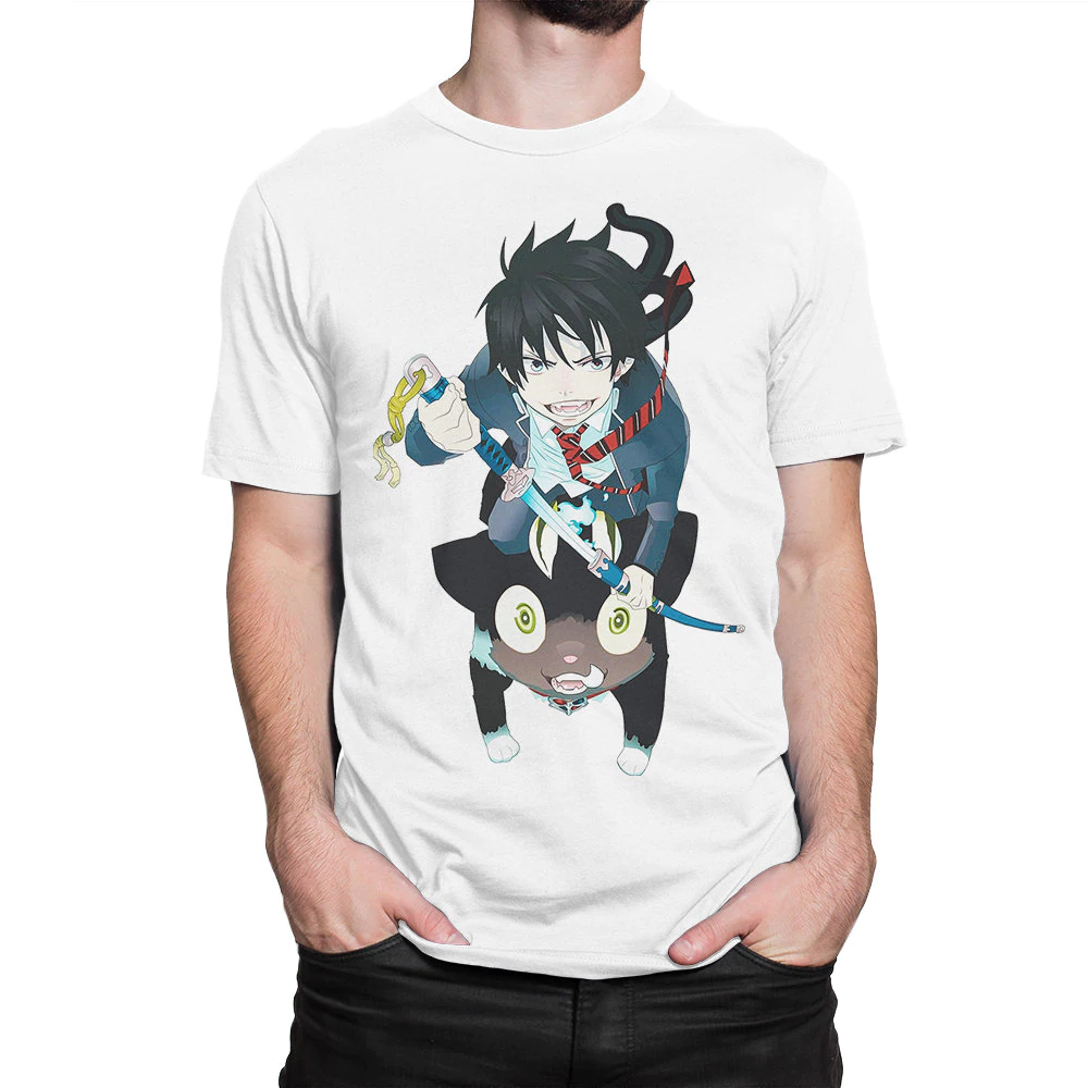 Blue Exorcist Rin And Kuro T-Shirt Blue Exorcist Rin And Kuro T-Shirt