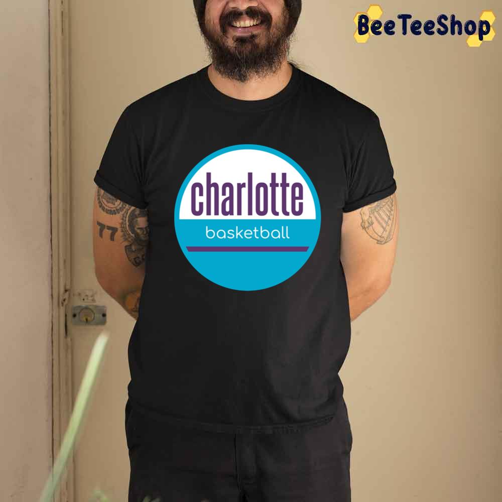 Blue Logo Charlotte Hornets Basketball Unisex T-Shirt Blue Logo Charlotte Hornets Basketball Unisex T-Shirt