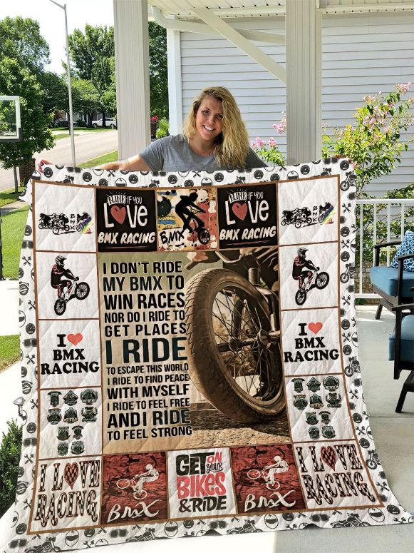Bmx Racing 1 Quilt Blanket Bmx Racing 1 Quilt Blanket