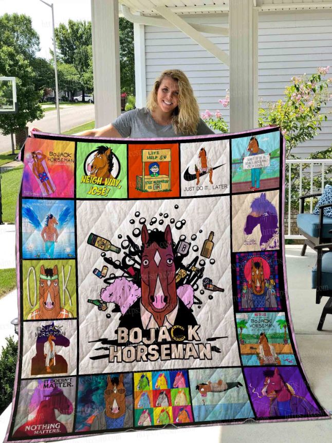 Bojack Horseman Quilt Blanket Bojack Horseman Quilt Blanket