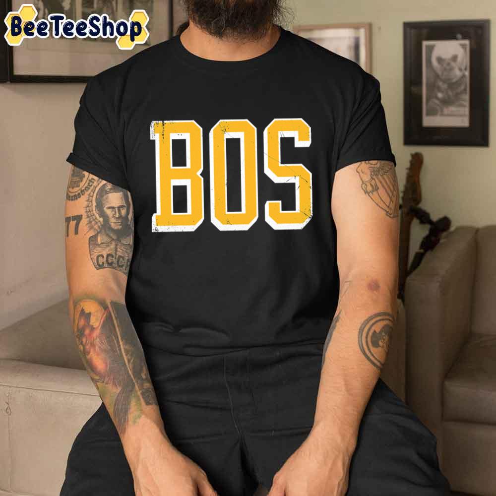 Bos Block Abv 7 Boston Bruins Hockey Unisex T-Shirt Bos Block Abv 7 Boston Bruins Hockey Unisex T-Shirt