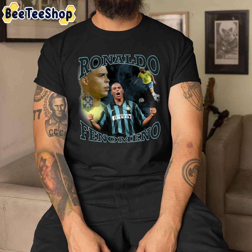 Brazil Football 90s 2000s Ronaldinho Football Unisex T-Shirt Brazil Football 90s 2000s Ronaldinho Football Unisex T-Shirt