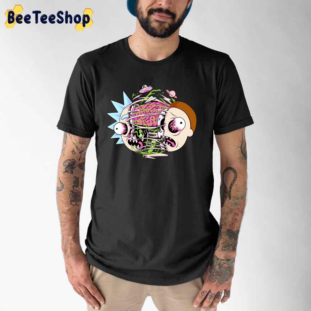 Broken Head Rick And Morty unisex T-Shirt Broken Head Rick And Morty unisex T-Shirt