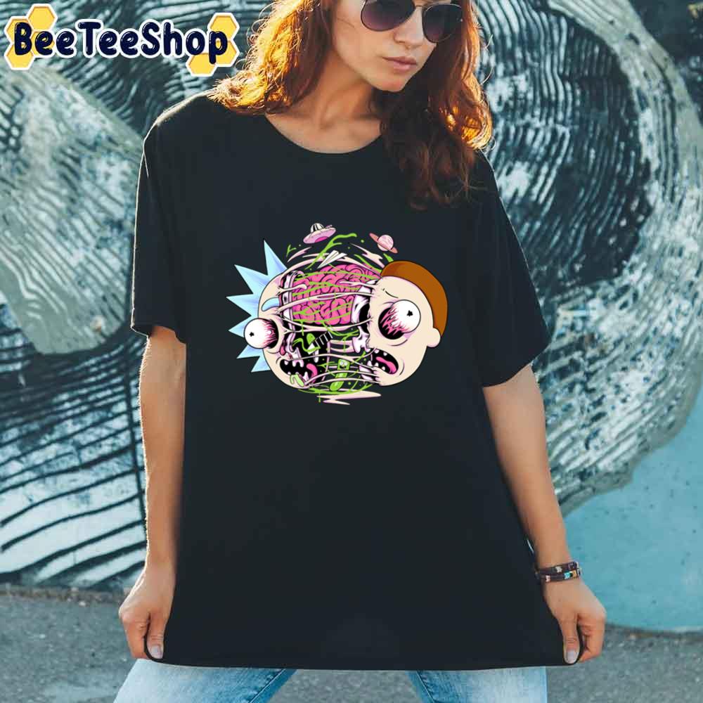 Broken Head Rick And Morty unisex T-Shirt Broken Head Rick And Morty unisex T-Shirt