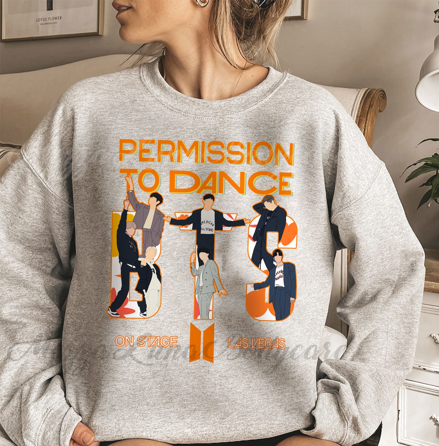 Bts Permission To Dance On Stage Las Vegas Unisex Sweatshirt Bts Permission To Dance On Stage Las Vegas Unisex Sweatshirt