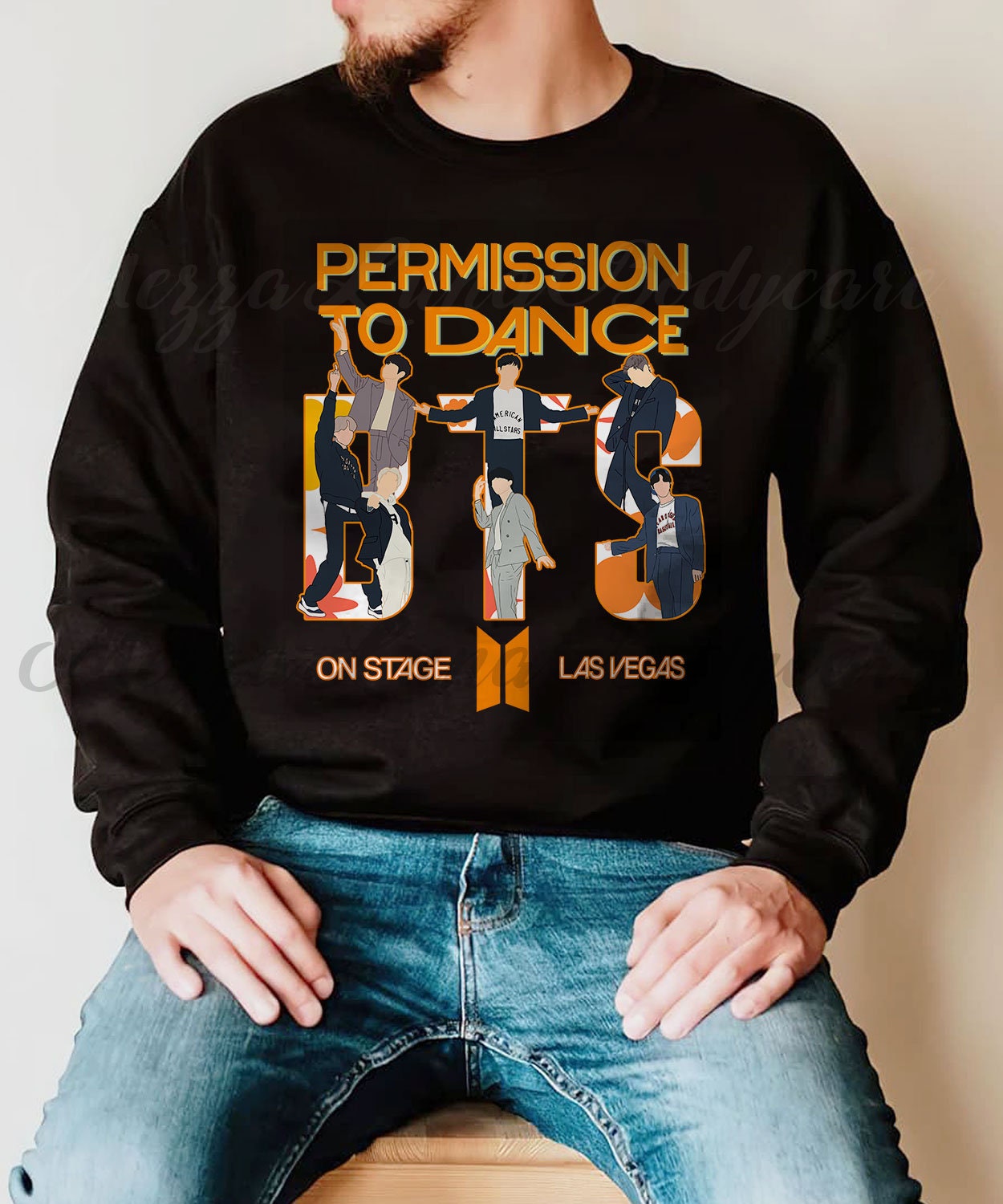 Bts Permission To Dance On Stage Las Vegas Unisex Sweatshirt Bts Permission To Dance On Stage Las Vegas Unisex Sweatshirt