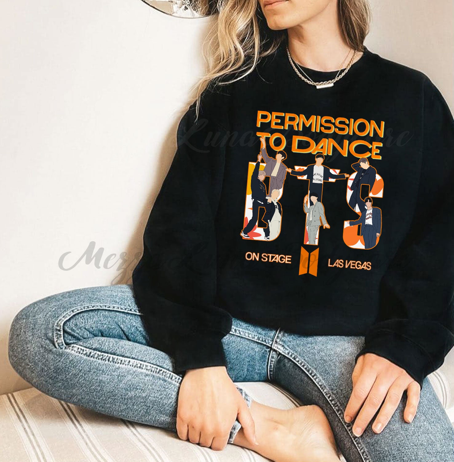 Bts Permission To Dance On Stage Las Vegas Unisex Sweatshirt Bts Permission To Dance On Stage Las Vegas Unisex Sweatshirt