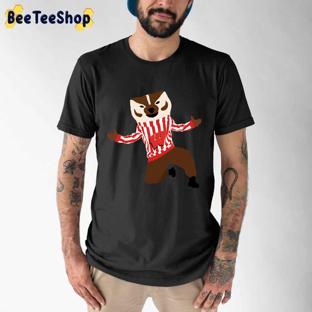 Bucky Badger University Of Wisconsin Badgers Men's Basketball Unisex T-Shirt Bucky Badger University Of Wisconsin Badgers Men's Basketball Unisex T-Shirt