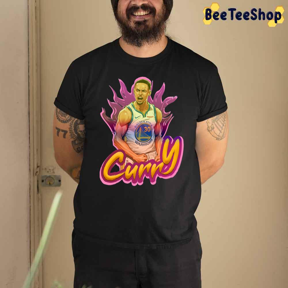 Burning Stephen Curry Golden State Warriors Basketball Unisex T-Shirt Burning Stephen Curry Golden State Warriors Basketball Unisex T-Shirt