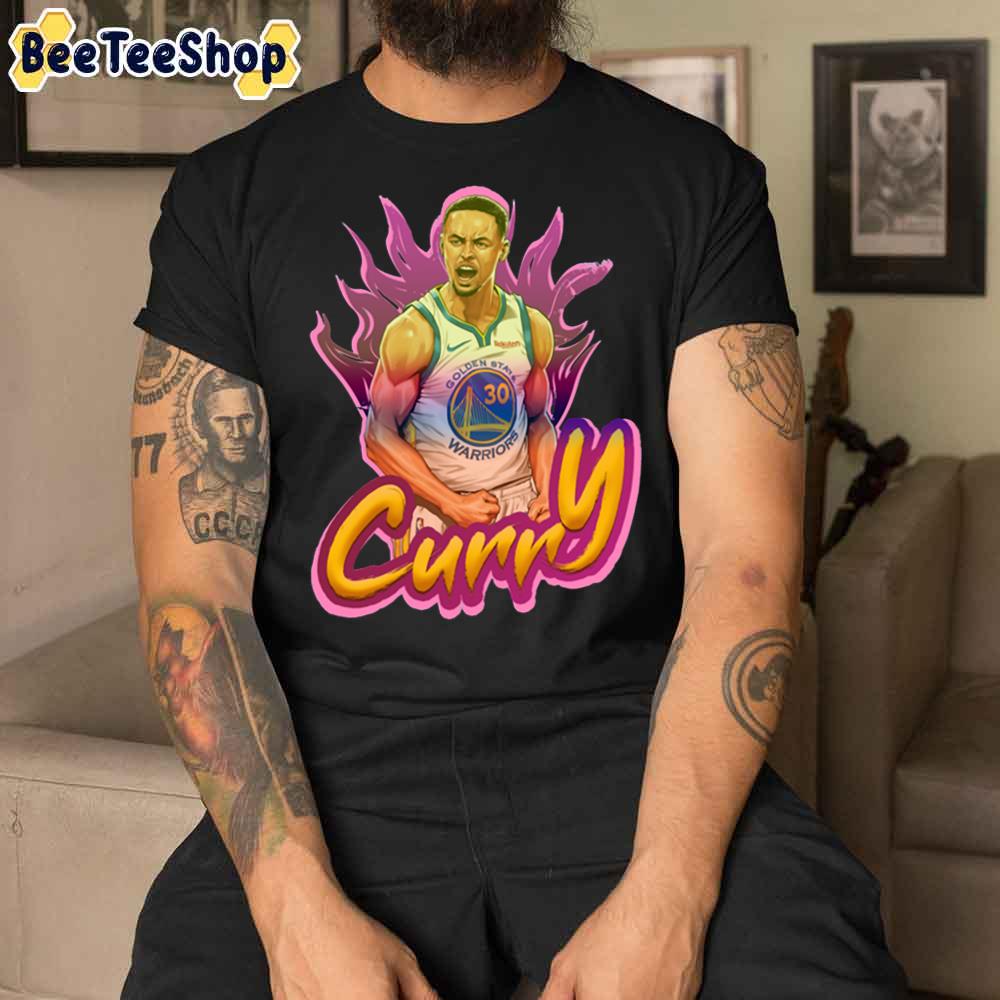 Burning Stephen Curry Golden State Warriors Basketball Unisex T-Shirt Burning Stephen Curry Golden State Warriors Basketball Unisex T-Shirt