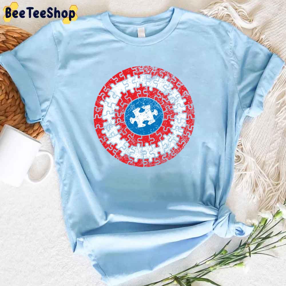 Captain Autism Awareness Unisex T-Shirt Captain Autism Awareness Unisex T-Shirt