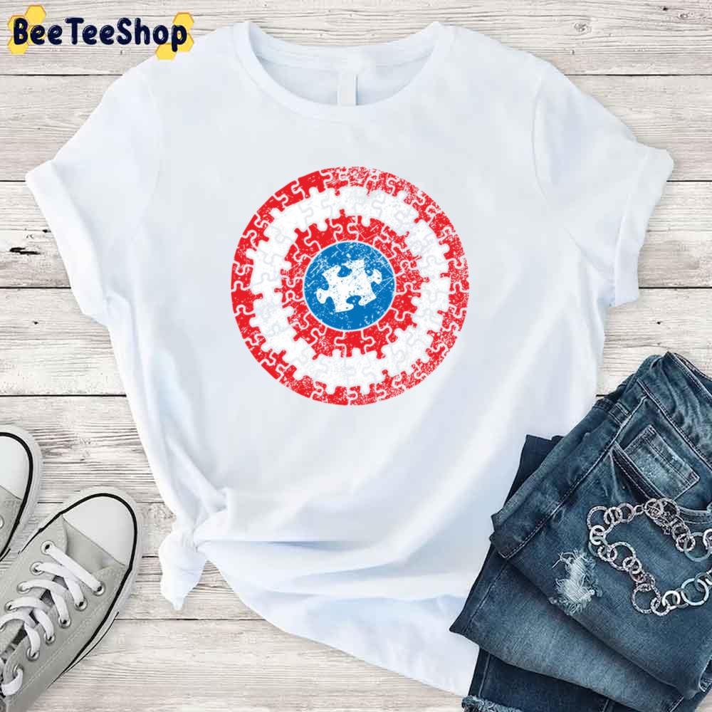Captain Autism Awareness Unisex T-Shirt Captain Autism Awareness Unisex T-Shirt