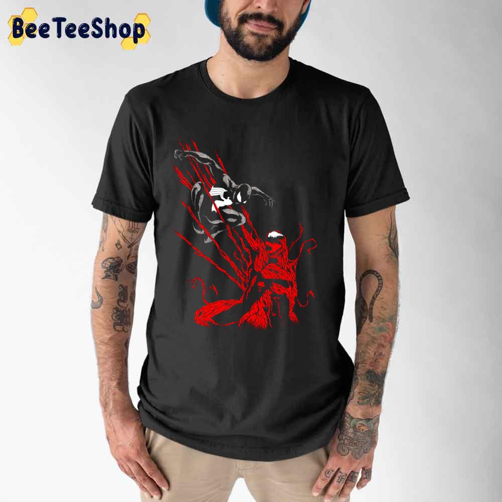 Carnage Between Spider-Man And Venom Unisex T-Shirt Carnage Between Spider-Man And Venom Unisex T-Shirt