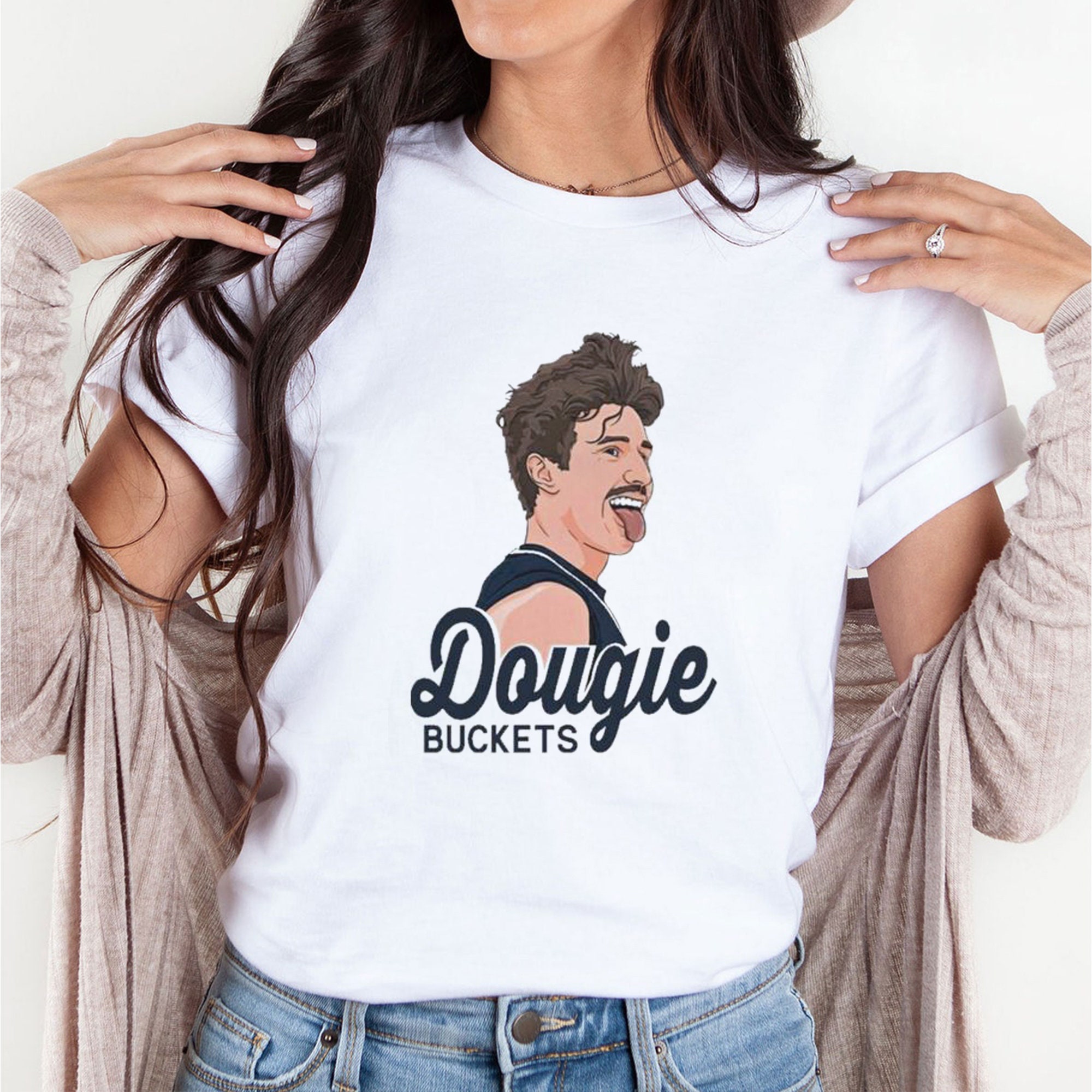 Cartoon Style Dougie Buckets Saint Peters Peacocks Ncaa Unisex T-Shirt Cartoon Style Dougie Buckets Saint Peters Peacocks Ncaa Unisex T-Shirt
