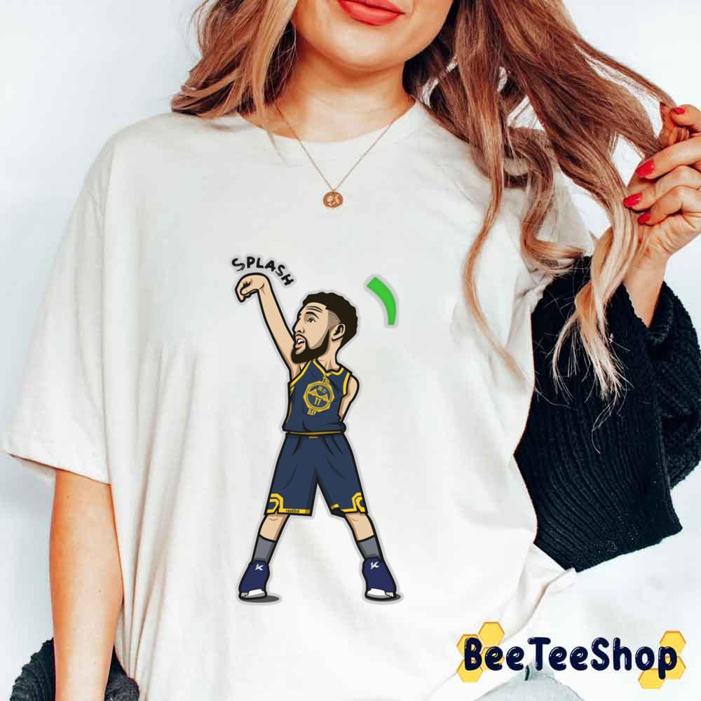 Cartoon Style Klay Thompson Golden State Warriors Basketball Unisex T-Shirt Cartoon Style Klay Thompson Golden State Warriors Basketball Unisex T-Shirt