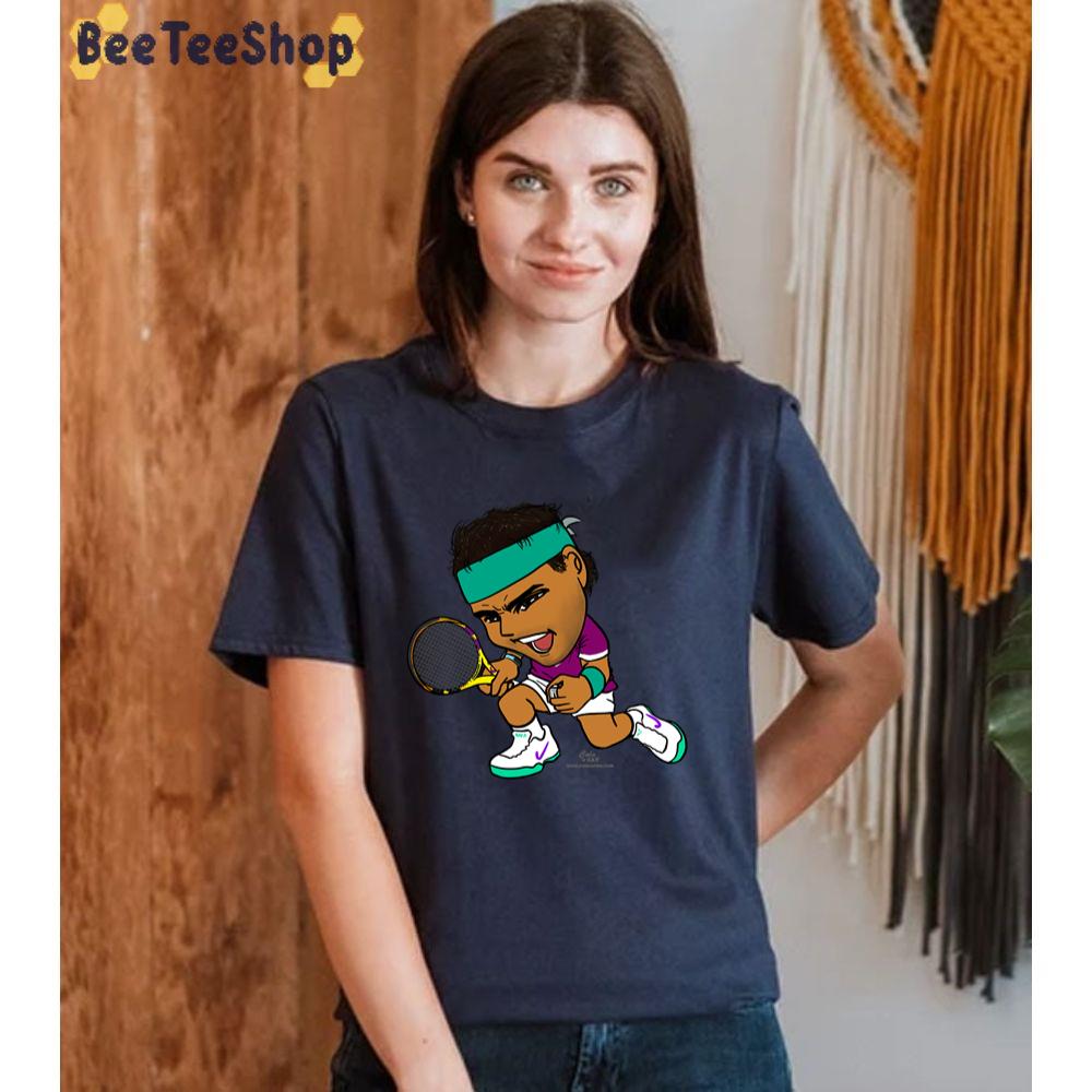 Cartoon Style Spirit Rafael Nadal Tennis Player Unisex Sweatshirt Cartoon Style Spirit Rafael Nadal Tennis Player Unisex Sweatshirt