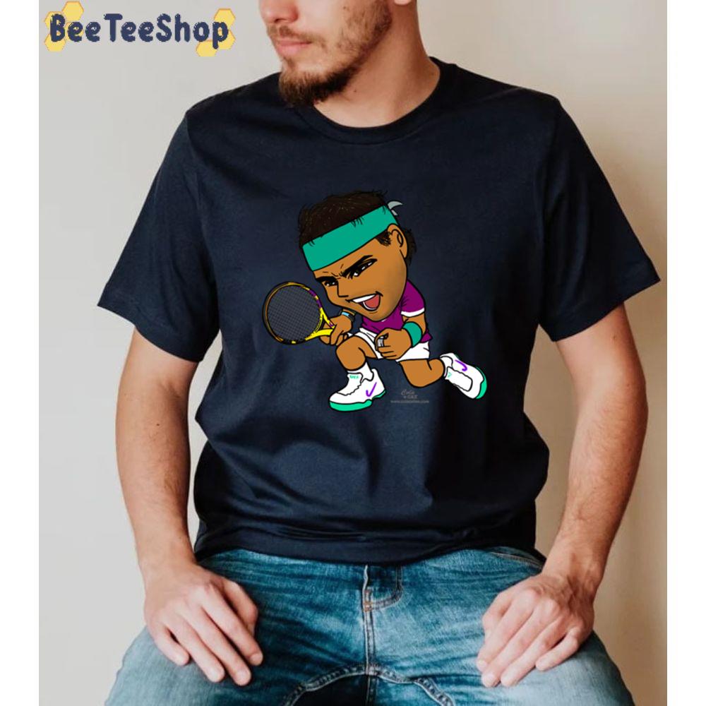 Cartoon Style Spirit Rafael Nadal Tennis Player Unisex Sweatshirt Cartoon Style Spirit Rafael Nadal Tennis Player Unisex Sweatshirt