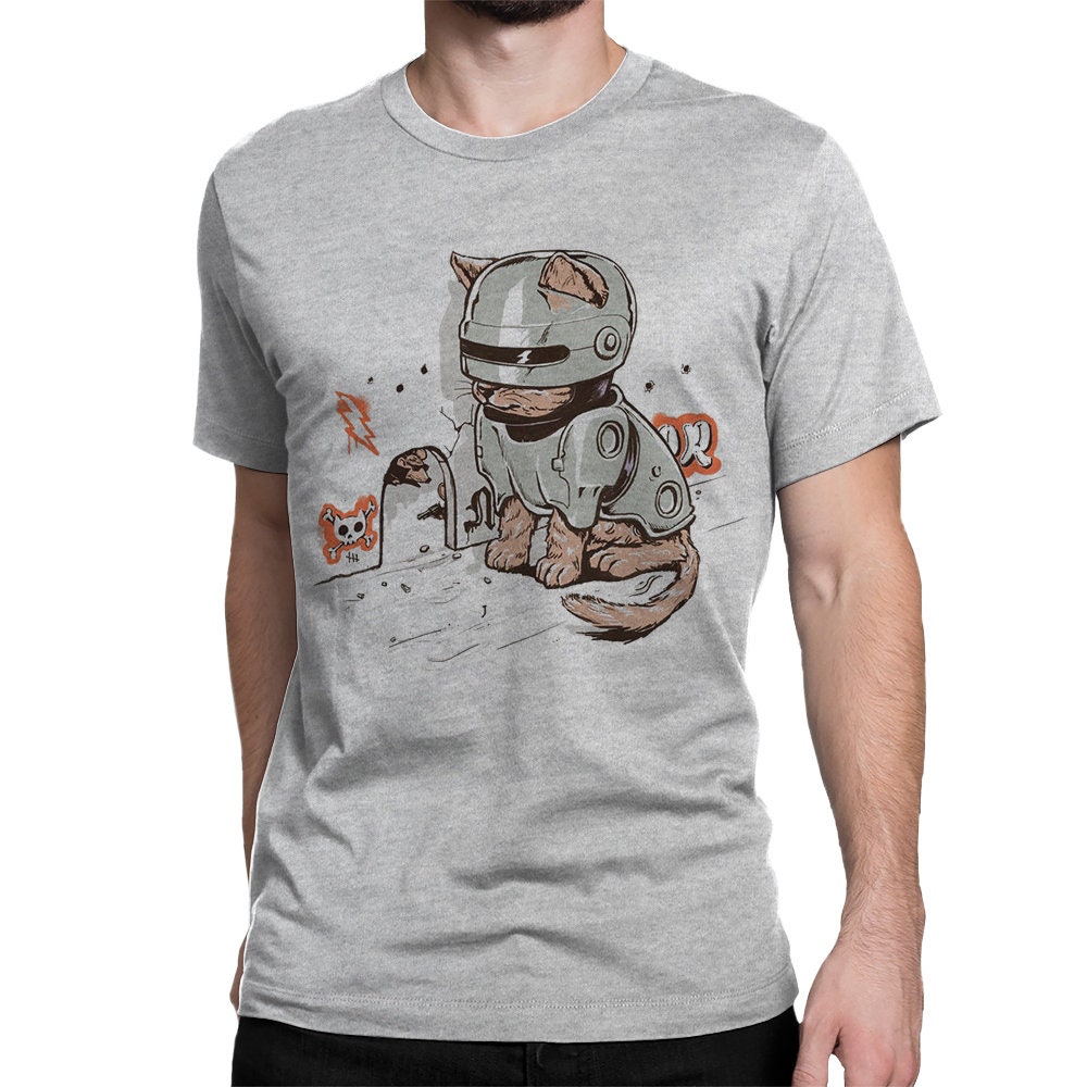 Cat Robocop T-Shirt Cat Robocop T-Shirt